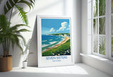 Seven Sisters Travel Print Wall Art, Seven Sisters Travel Poster, East Sussex, English Coastal Art, Seven Sisters Gift, Art Lovers Gift NQ Media Designs