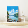 Coniston Travel Wall Art Poster, Coniston Travel Print, England, Cumbria Art, Coniston Art Lovers Gift, Lake District Gift