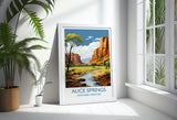 Alice Springs Poster, Travel Print of Alice Springs, Northern Territory, Alice Springs Art Lovers Gift, Australia Wall Art Gift NQ Media Designs