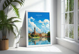 Krakow Travel Poster, Travel Print of Krakow, Poland Poster, Krakow Art Gift, Poland Art Lovers Travel Gift NQ Media Designs