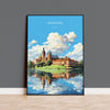 Krakow Travel Print, Travel Poster of Krakow, Poland Poster, Krakow Art Gift, Poland Art Lovers Travel Gift NQ Media Designs