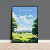 Greenwich Park Travel Print, Travel Poster of GreenwichPark, London Poster, Greenwich Park Art Gift, London Art Lovers UK Travel Gift NQ Media Designs