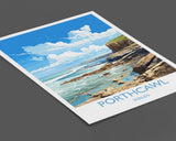 Porthcawl Travel Print Wall Art, Porthcawl Travel Poster, Wales, Welsh Art, Porthcawl Art lovers Gift, Wall Art Print NQ Media Designs
