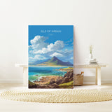 Isle of Arran Poster, Travel Print of Isle of Arran, Scotland Art Lovers Gift, UK Travel Gift NQ Media Designs
