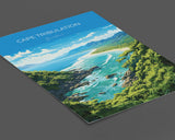 Cape Tribulation Travel Print, Travel Poster of Cape Tribulation, Queensland Art, Australia Art Lovers Gift, Cape Tribulation Wall Art NQ Media Designs