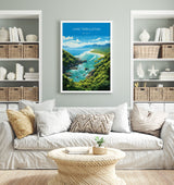 Cape Tribulation Travel Print, Travel Poster of Cape Tribulation, Queensland Art, Australia Art Lovers Gift, Cape Tribulation Wall Art NQ Media Designs