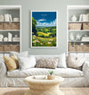 Devon Poster Wall Art, Travel Print of Devon, England, Devon Art Gift, Devon Countryside Art, England Wall Art Print