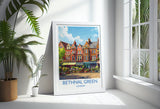 Bethnal Green Travel Print, Travel Poster of Bethnal Green, London Poster, Bethnal Green Art Gift, London Art Lovers UK Travel Gift NQ Media Designs