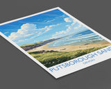 Putsborough Sands Travel Print Wall Art, Travel Print of Putsborough Sands,England, Devon Art Lovers Gift, Travel Art Gift NQ Media Designs