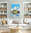 Krakow Travel Print, Travel Poster of Krakow, Poland Poster, Krakow Art Gift, Poland Art Lovers Travel Gift