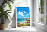 Isles of Scilly Travel Poster, Travel Print of Isles of Scilly, England, Cornwall Art, Isles of Scilly Art Lovers Gift, Wall Art Print NQ Media Designs