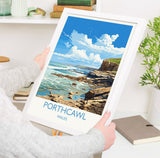 Porthcawl Travel Print Wall Art, Porthcawl Travel Poster, Wales, Welsh Art, Porthcawl Art lovers Gift, Wall Art Print NQ Media Designs