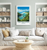 Cape Tribulation Travel Poster, Travel Print of Cape Tribulation, Queensland Art, Australia Art Lovers Gift, Cape Tribulation Wall Art NQ Media Designs