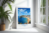 Torquay Print Wall Art, Travel Poster of Torquay, England, Devon Art Gift, Torquay Art Lovers Gift, England Wall Art Print NQ Media Designs