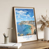 Torquay Print Wall Art, Travel Poster of Torquay, England, Devon Art Gift, Torquay Art Lovers Gift, England Wall Art Print