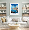 Torquay Print Wall Art, Travel Poster of Torquay, England, Devon Art Gift, Torquay Art Lovers Gift, England Wall Art Print