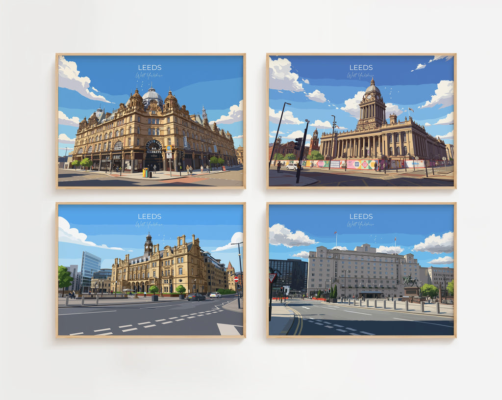 New Leeds Travel Print Releases: Iconic West Yorkshire Wall Art