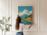 Bellagio Lake Como Travel Poster | Lombardy, Italy Wall Art