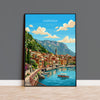 Varenna Lake Como Travel Poster | Italian Lakes, Italy Wall Art