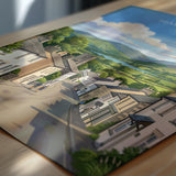 Hawkshead Poster, Lake District Wall Art, Cumbria Print, England Travel Poster, Hawkshead Gift