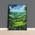 Surrey Hills Travel Print Wall Art, Surrey Hills Travel Poster, English Countryside Art Gift, Wall Art Print