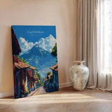 Guatemala Travel Poster, Travel Print of Guatemala, Central America Poster, Guatemala Wall Art Lovers Gift NQ Media Designs