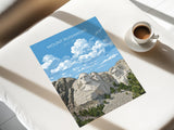 Mount Rushmore Poster, South Dakota Art Gift, National Memorial Wall Art, Travel Print NQ Media Designs