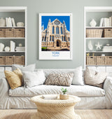York Travel Poster Wall Art, City of York Travel Print, English Cities Art Gift, Wall Art Print NQ Media Designs