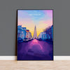 Reykjavik Print Wall Art, Reykjavik Travel Poster, Iceland Wall Art, Reykjavik Art Lovers Gift, Iceland Gift NQ Media Designs