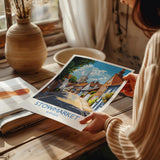 Stowmarket Travel Print, Travel Poster of Stowmarket, Stowmarket Art Lovers Gift, Suffolk Coast Wall Art NQ Media Designs