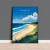 Mundesley Beach Poster, Travel Print of Mundesley, Norfolk Gift, England, Norfolk Art, Mundesley Beach Gift, Wall Art Print NQ Media Designs