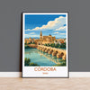 Cordoba Spain Print, Mezquita Wall Art with Border, Andalusia Poster, Spain Travel Print, Cordoba Gift Print