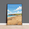 Saltburn by the Sea Travel Poster, Travel Print of Saltburn by the Sea, Yorkshire Gift, England, North Yorkshire Art, Saltburn Wall Art Gift NQ Media Designs