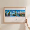 Favourite Places Travel Gift, Personalised Travel Memories Poster, Travel Print Collage, Custom Souvenir Gift for Travel Lovers