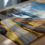 Snake Pass, Peak District Travel Poster Wall Art, Travel Print of Peak District, Derbyshire, English Countryside NQ Media Designs