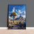 Joshua Tree National Park Travel Print Wall Art, Travel Poster of Joshua Tree, National Park Art Lovers Gift, California, USA, Wall Art Gift