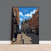 Leeds Travel Wall Art Poster, Travel Print of Leeds, West Yorkshire Wall Print, English City Art Gift NQ Media Designs