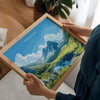 Snowdonia Landscape Travel Poster Wall Art, Travel Print of Snowdonia, Snowdonia Art Lovers Gift, English Countryside