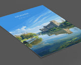 Newark Travel Print Wall Art, Travel Poster of Newark on Trent, Nottinghamshire, England, English Market Town Gift, Nottingham Art NQ Media Designs