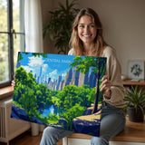 Central Park New York Landscape Travel Print Wall Art, Travel Poster of Central Park, New York Art Lovers Gift, New York, USA Travel Art NQ Media Designs