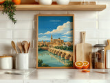 Cordoba Spain Poster, Mezquita Wall Art, Andalusia Print, Spain Travel Poster, Cordoba Gift