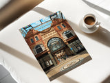 Leeds Travel Wall Art Poster, Travel Print of Leeds, West Yorkshire Wall Print, English City Art Gift NQ Media Designs