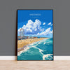 Skegness Travel Print Wall Art, Travel Poster of Skegness, England, Lincolnshire Seaside Art Lovers Gift, Travel Art Gift