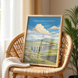 Ribblehead Viaduct Poster, Yorkshire Dales Wall Art, Settle Carlisle Railway Print, England Travel Poster, Ribblehead Gift