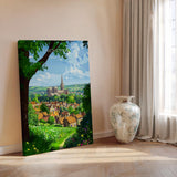 Chichester Travel Print Wall Art, West Sussex Travel Poster, English Countryside Art Gift, Wall Art Print NQ Media Designs