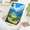 Andorra Travel Print, Travel Poster of Andorra, Europe, Andorra Wall Art Gift, Pyrenees Mountains Wall Decor Gift