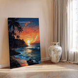 Barbados Travel Poster, Travel Print of Barbados, Caribbean Sunset, Barbados Art Lovers Gift, Caribbean Gift, Wall Art Print NQ Media Designs