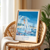 Cowes Travel Print Wall Art, Travel Poster of Cowes, Cowes Gift, Cowes Art, Sailing Art, Isle of Wight Gift, NQ Media Designs