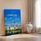Madrid Travel Poster, Travel Print of Madrid , Spain Poster, Madrid Wall Art Lovers Gift, Spain Art Gift NQ Media Designs