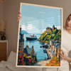 Oban Scotland Travel Poster – Coastal Wall Art, Argyll and the Isles Print, Scottish Landscape Decor Gift